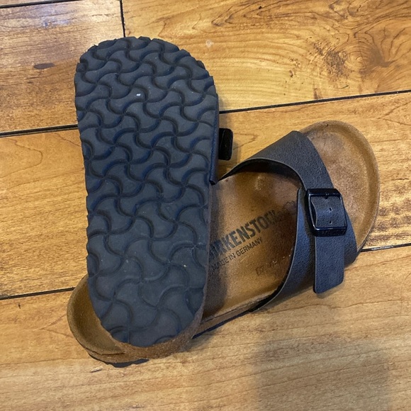 Birkenstock Dark Leather Sandals - Picture 4 of 7